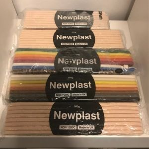 NEWPLAST non-hardening modeling clay lot sculpt sculpting sculpture art supplies